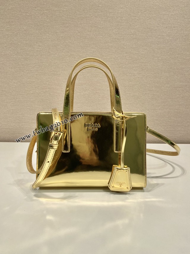 Prada專櫃新款mini購物袋 1BA357 普拉達複刻Re-Edition全皮手提包 csp1487